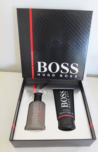 Hugo Boss- Bottled Sport Eau de Toilette 100 ml + Shower Gel 150 ml-Neu-OvP-